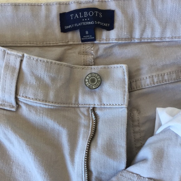 Talbots Simply Flattering 5-Pocket Gray Jeggings Size 8 - Picture 2 of 9